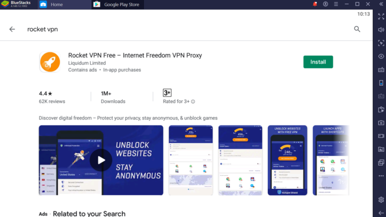 100% Download Rocket Vpn