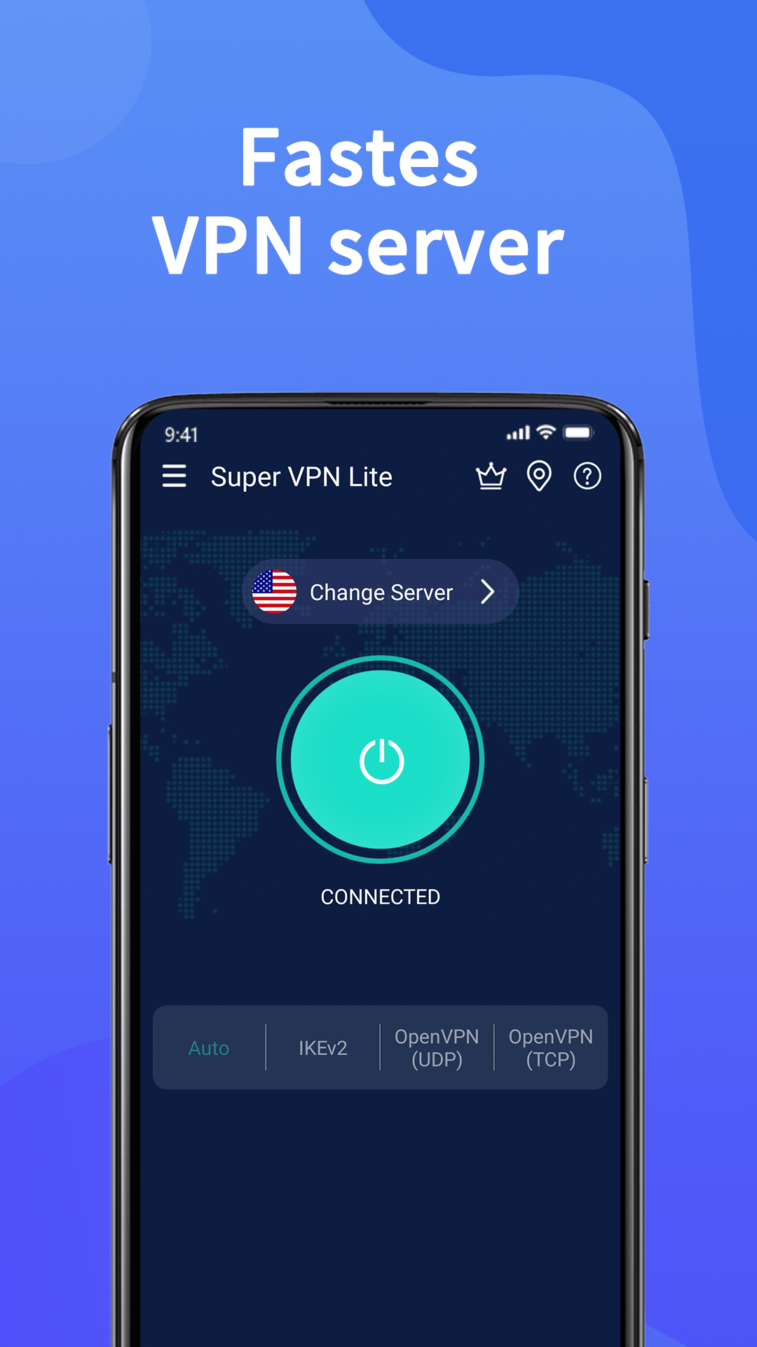 SuperGreen VPN Lite Screenshot