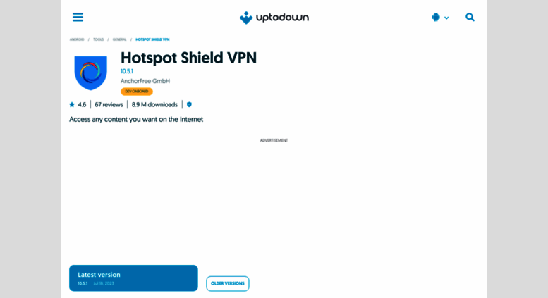 Hotspot Shield Vpn Download Uptodown