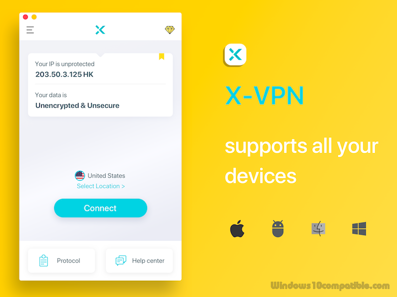 X-VPN for Windows - Unlimited Free Proxy 17.0 Free download
