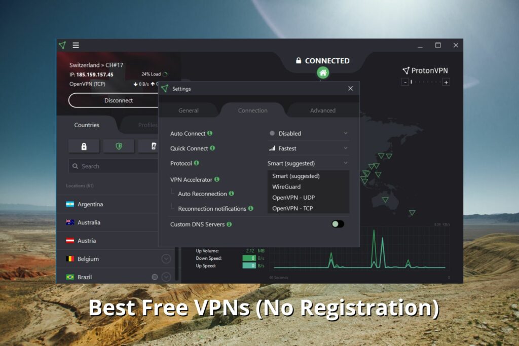 Image depicting Best Free VPN Without Registration and Login