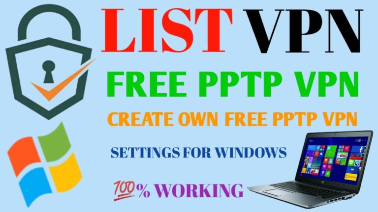 Top 10 Free Pptp Vpn Account And Server