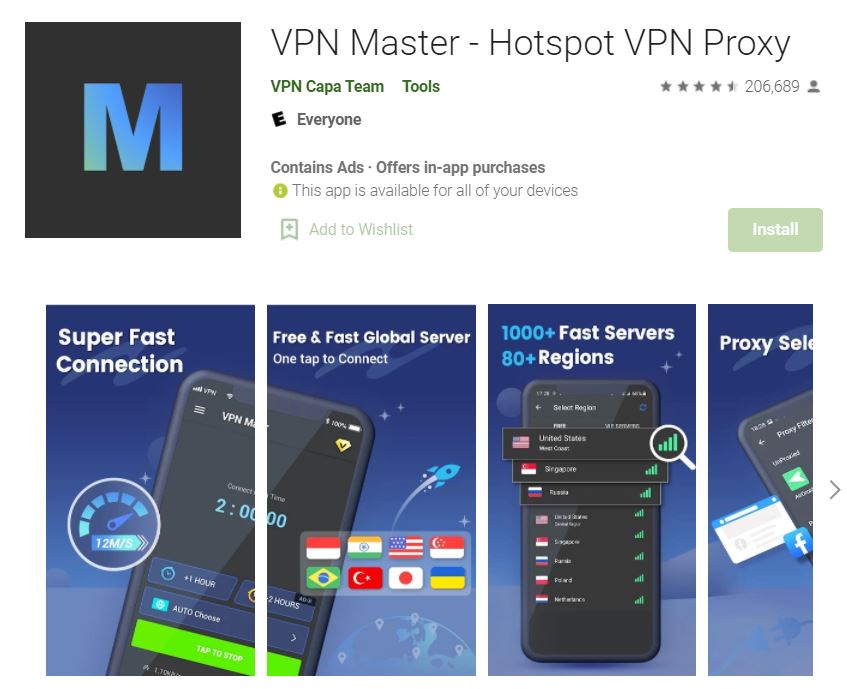 VPN Master Apk For Android Free Download Latest Version - TechSog