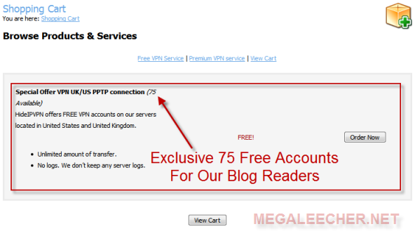 Exclusive Free USA And UK PPTP VPN Accounts For Our Blog Readers