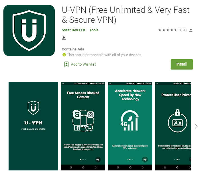Download U Vpn App Free Download