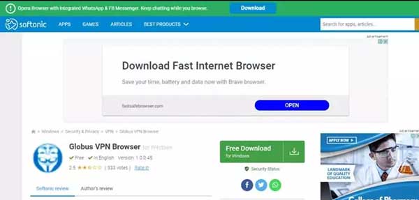Top Globus Free Vpn Browser